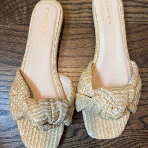 Tuckernuck Raffia Brit Sandals, 9.5